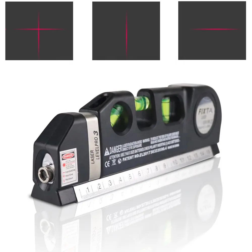 Niveau Laser Universel – Appareil de Mesure 2-en-1 avec Laser Standard, Mètre à Bande Intégré et Trépied Polyvalent – Image 5