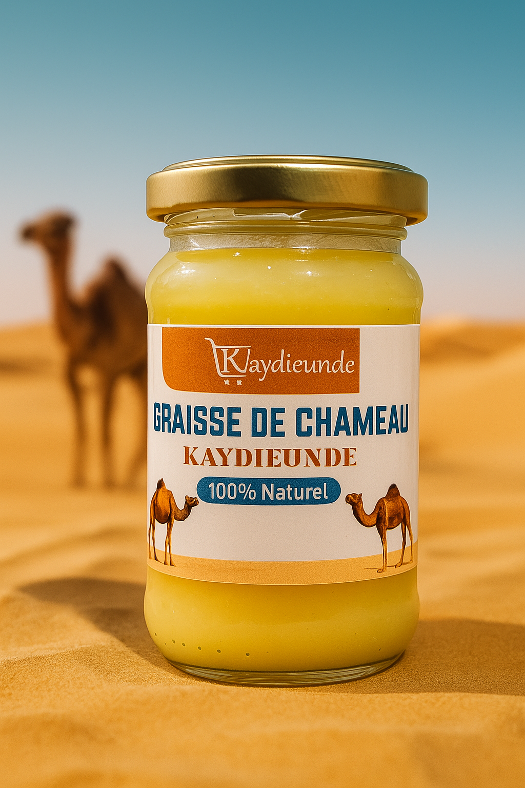 Graisse de chameau naturelle 200g – Soulagement efficace des douleurs musculaires, articulaires, lombaires et sciatiques – Image 4