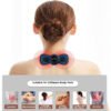 Machine à coussinets TENS sans fil pour le soulagement de la douleur Stimulateur musculaire pour les douleurs dorsales, le cou et les épaules Masseur Équipement de physiothérapie