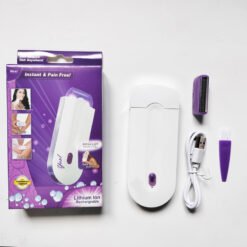 Rasoir Électrique 2 en 1 Rechargeable – Tondeuse Professionnelle pour Femmes, Cheveux et Barbe | Sans Douleur et Précise